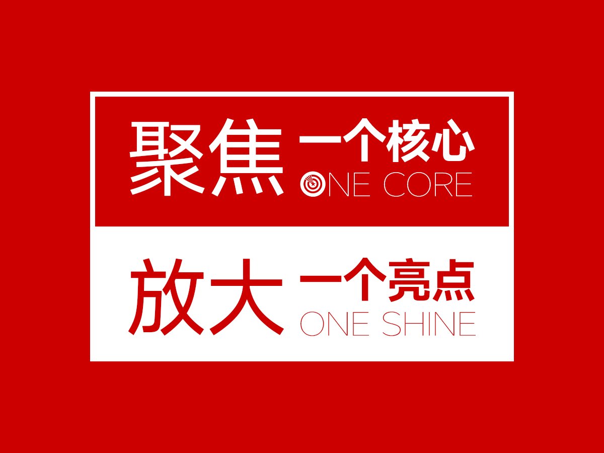 核心点策划品牌突围策略，聚焦一个核心，放大一个亮点